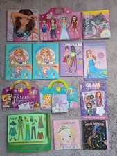 Großes Bastel-und Malset für Kinder – Sticker, TOP Model-Hefte,Schablonen