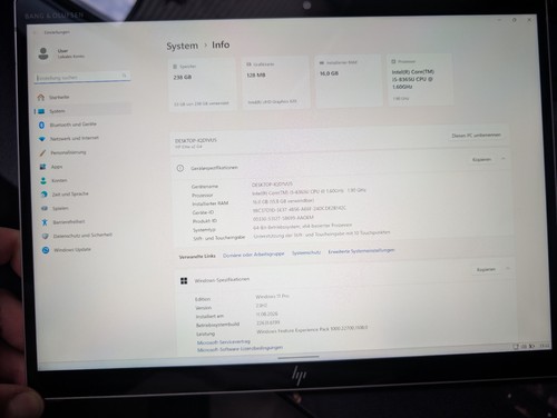 Elite i5 8365u - hp, g4