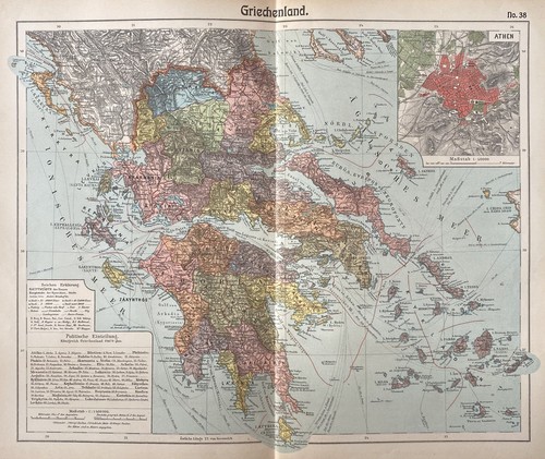 Antike historische karte - antike,