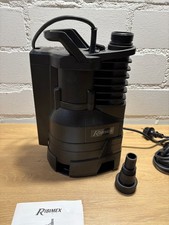Ribimex Tauchpumpe für Abwasser 750 W mit integriertem Schwimmerschalter