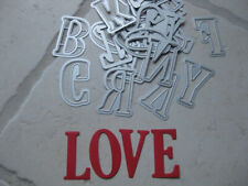 Alphabet Buchstaben 5 cm Stanzschablonen Stanzen