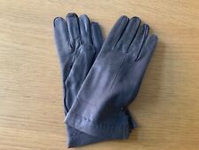 Vintage elegante Damen Lederhandschuhe ca.Gr 8 braun Fingerhandschuh ungetragen