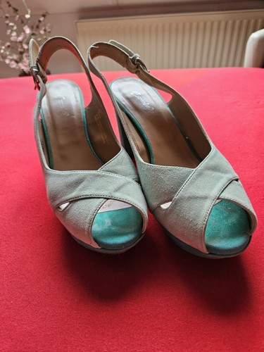 Highheels grün beige größe - grün/beige,