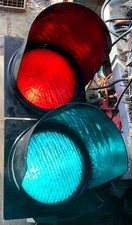 LED Verkehrsampel mit rut- und grün- Leuchte in groß von Bosch