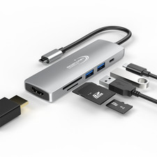 USB C Hub 6 in 1 Adapter HDMI