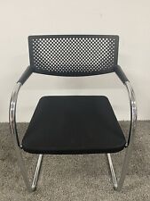 Vitra VisaVis Freischwinger Besucherstuhl Konferenzstuhl Stuhl schwarz Top