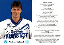 ANDREAS VOLLAND  Autogramm AK Autogrammkarte Eishockey EHC HEDOS München