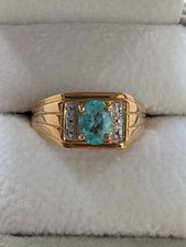 Paraiba Turmalin Goldring