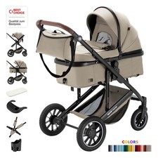Daliya® FLEXI-PRO M 2in1 Kinderwagen Buggy Kombi-Kinderwagen klappbar 