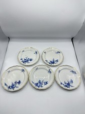 5 Meissen Teller mit blauem
