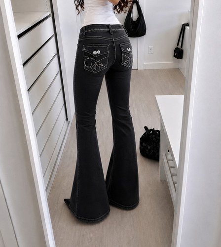 Y2k vintage bootcut jeans - y2k,
