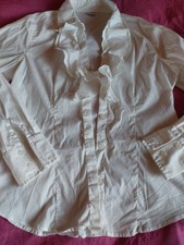 Alba Moda Rüschenbluse Weiß