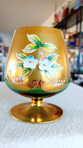 Ein cognak glas bohemia - -,