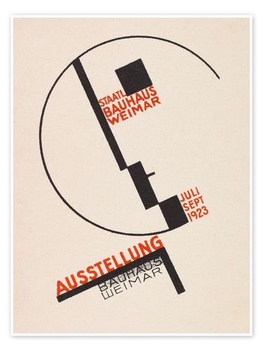 Poster ausstellung bauhaus - poster,