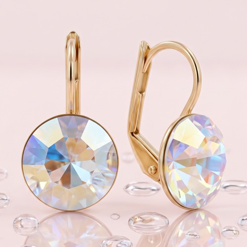 Ohrringe gold swarovski - gold,