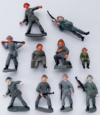 DDR Spielzeug 10 DDR NVA Gummi