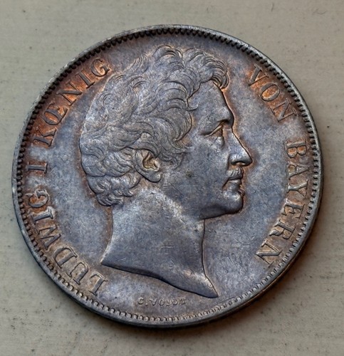 Gulden 1844 bayern ludwig - , i