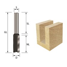 ENT Nutfräser HW mit