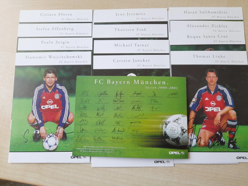 Autogrammkarten bayern - autogrammkarten,