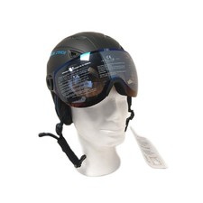 Black Crevice Skihelm Erwachsene Visier Silvretta schwarzblau XS Snow1hütte