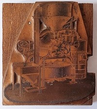 Antiker, großer, Buchdruck