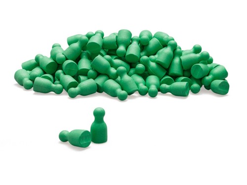 100 spielfiguren grün - spielfiguren,