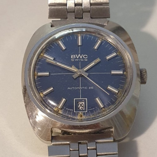 Vintage herrenuhr bwc - vintage, swiss