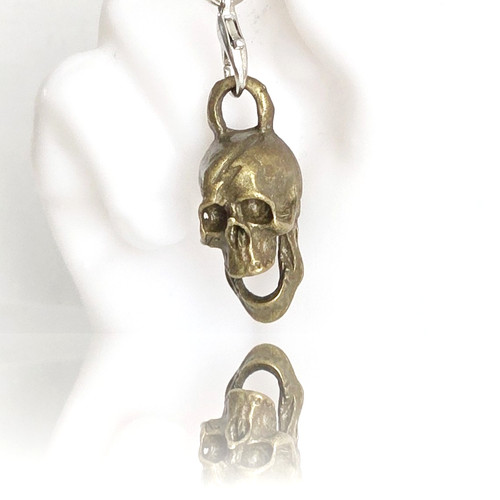 Laughing skull with - skull,