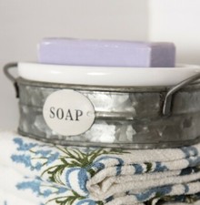 Seifenschale Landhaus Zink