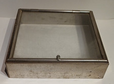 alter Gebäck  Schaukasten Kolonialwaren Display Vitrine