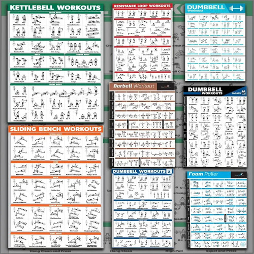Fitness kettlebell poster - kettlebell,