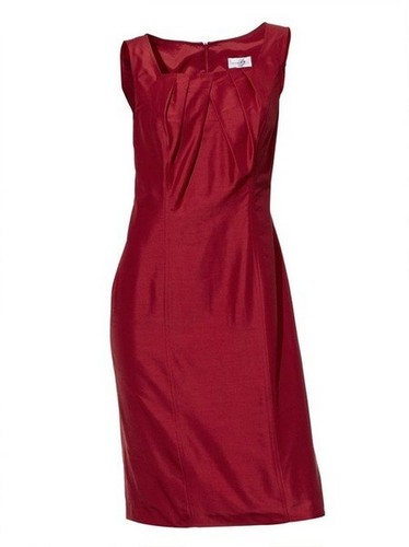 Seidenkleid kleid seide - seide, rot