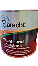 Albrecht Yacht- und Bootslack hochglanz farblos 375ml BEULE Klarlack Yachtlack