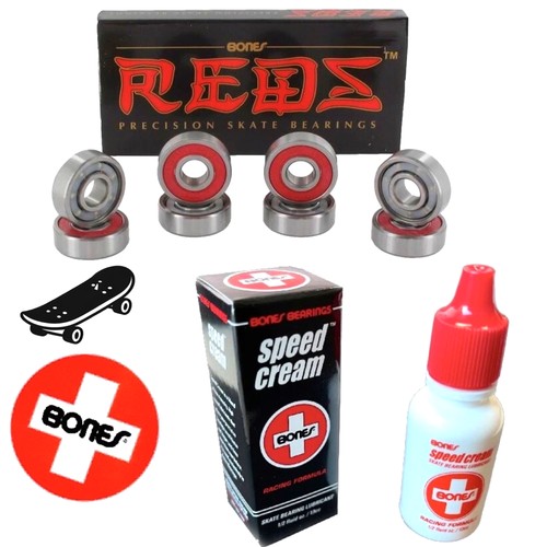 Bones reds bearings skateboard - reds,