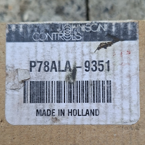 Johnson controls p78a bourdon - controls,