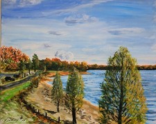 Eigenes Acrylbild. Leinwand