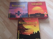 Die Siedler von Catan Holz Basis Seefahrer Städte Ritter Ersatzteile auswählen