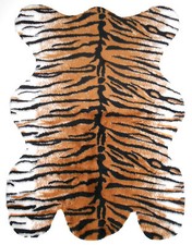 Tigerfell Bettvorleger Plüsch