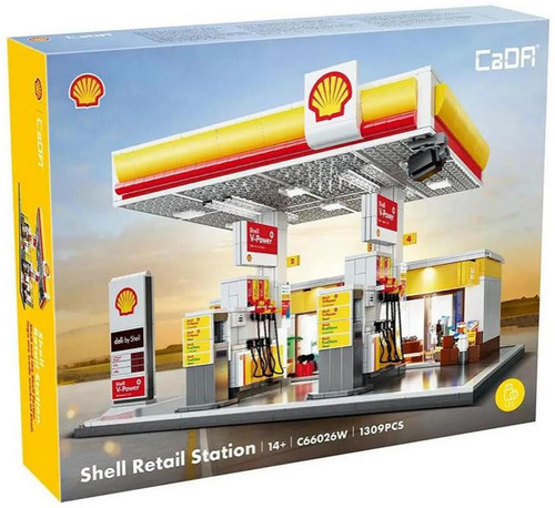 Cada shell tankstelle - cada, ziegel
