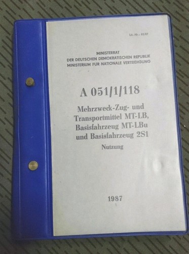 Nva vorschrift 051 118 - nva, 051/1/118