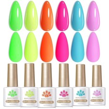 UV Nagellack Neon Gelset 6
