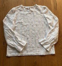 Damen Spitzen Bluse,langarm