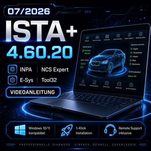 Bmw ista 20 esys - ista+, inpa