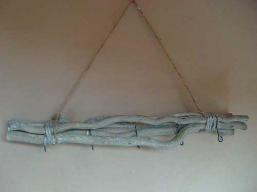 Wanddeko deko holz - wanddeko, blumenampel