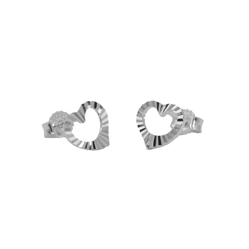 Mädchen damen herz ohrstecker - damen,