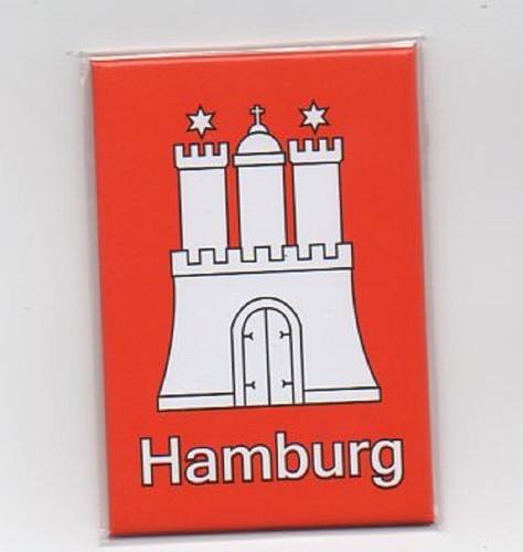 Magnet hamburg wappen flagge - wappen,