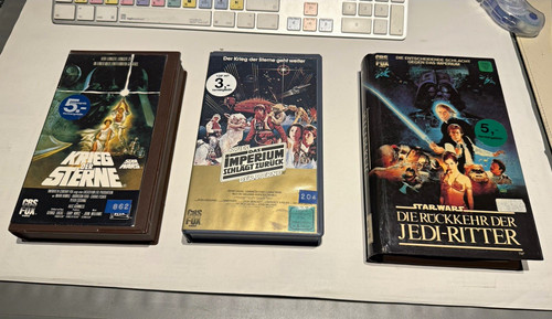 Star wars vhs set filme - star, 3