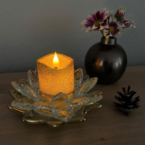 Kerzenständer lotusblüte aus - kerzenständer,