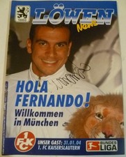 Programm 1860 münchen fc - programm,