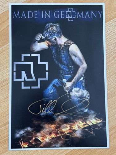 Till lindemann autogramm - till,